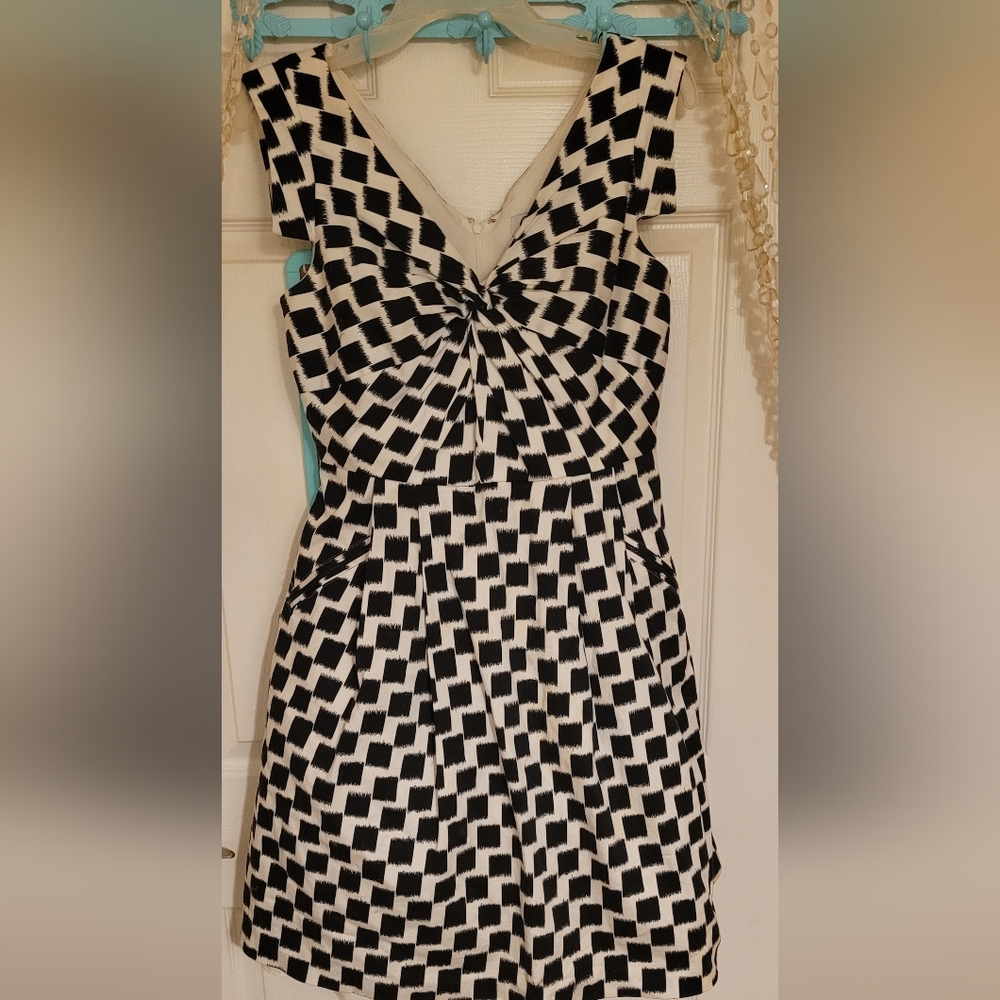 Adorable Black and white checkered dress